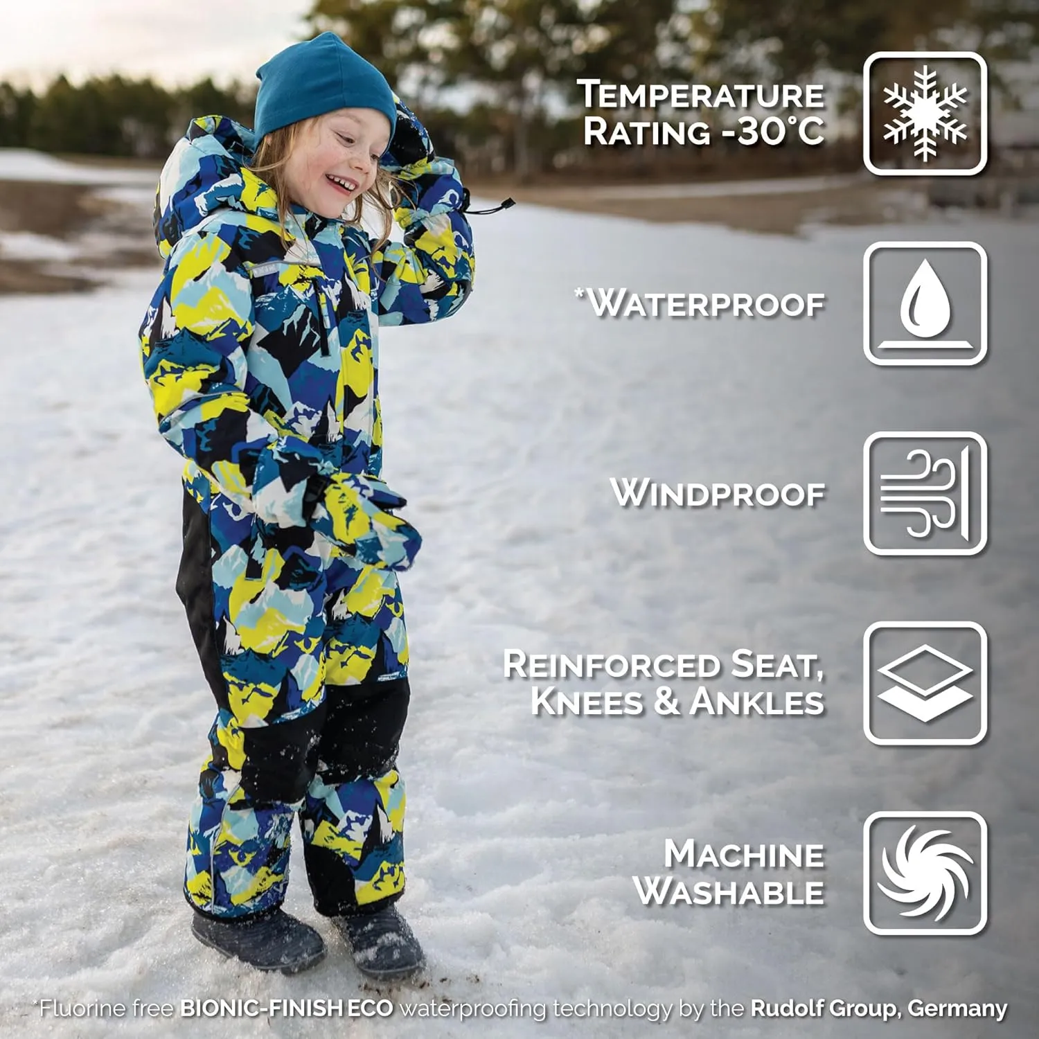 JAN & JUL Waterproof Insulated Snow Suit for Toddlers and Kids