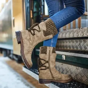⏰Last Day Promotion 50% OFF - Women's Winter Warm Back Lace Up Snow Boots - WM23013