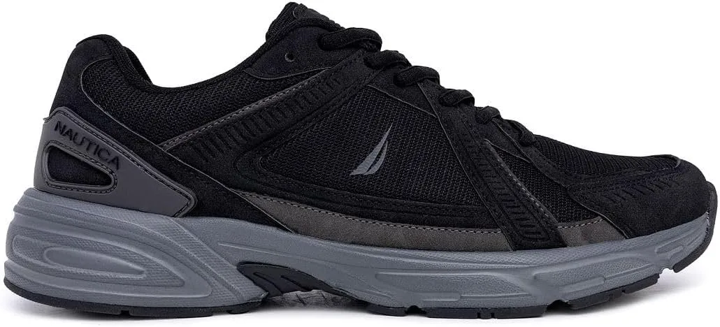 Nautica Mens Running Sneakers Sport Fashion Lace-Up Athletic Soft Shoes for Gym Tennis Men  Cushioned, Breathable, Lightweight & Comfortable