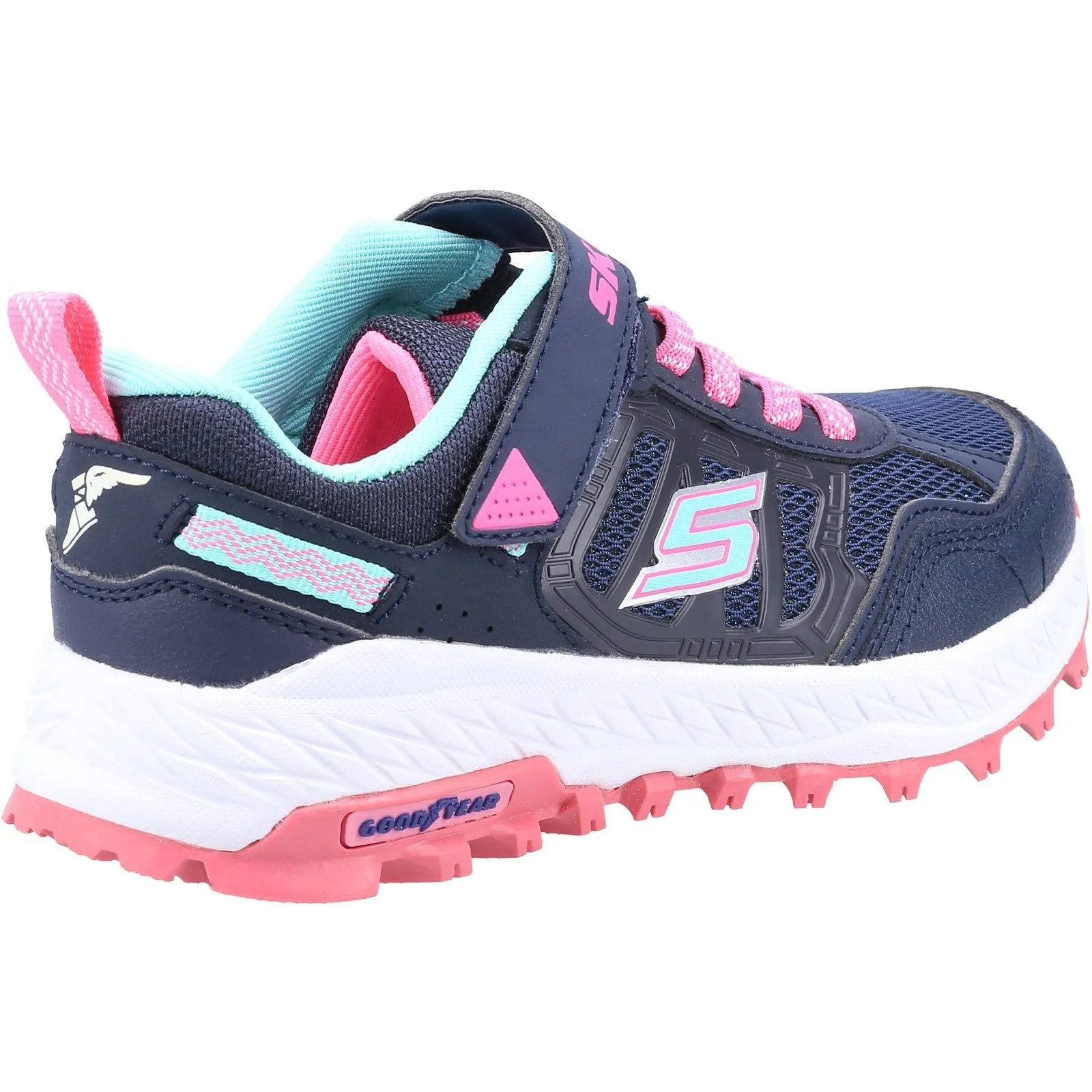 Skechers Girls Fuse Tread Setter Trainers - Navy