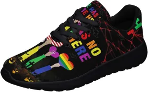 Sonzj-II Hate Has No Home Here LGBT Shoes Women Men Sports Trainers Low Top Anti-Slip Lace Up Trail Sneakers